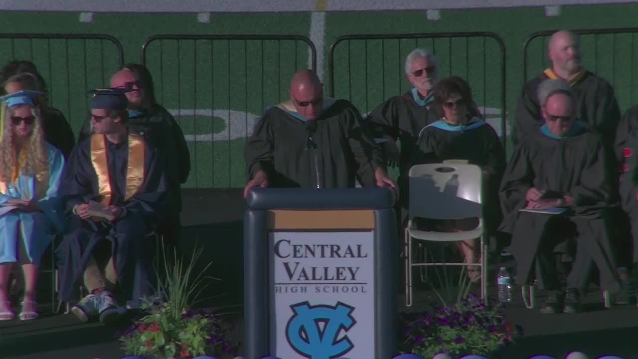 Valedictorian shines as graduates honor military service