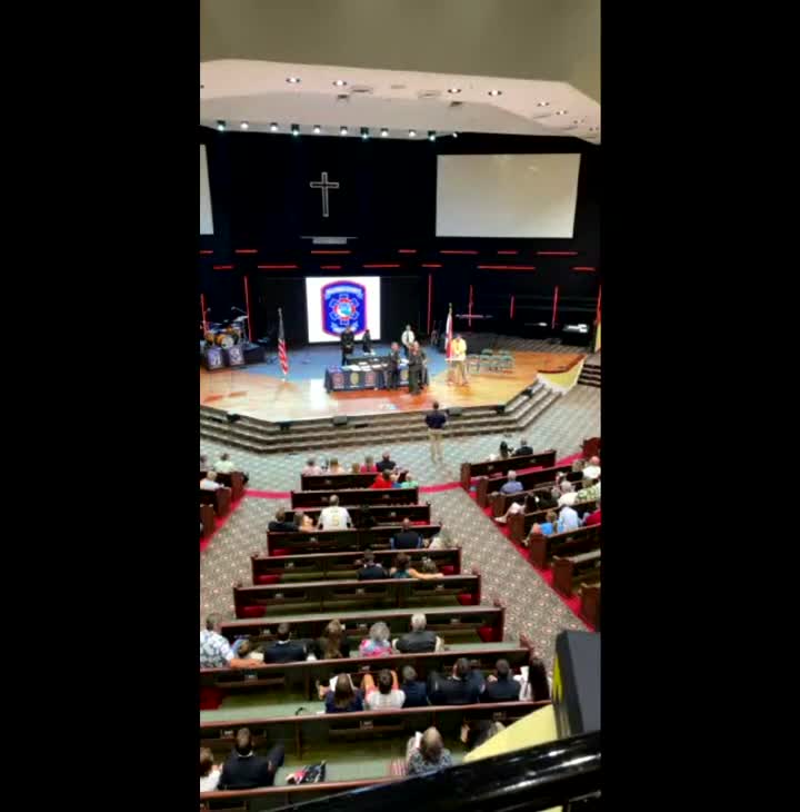 Firefighters save life in dramatic cardiac arrest rescue