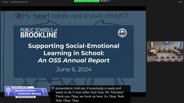 Brookline Schools Report Major Advances in Student Mental Health