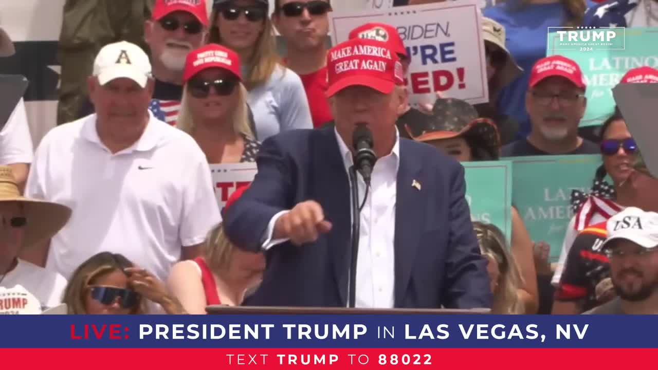 Trump claims Biden's policies are destroying America