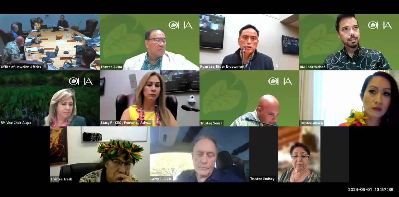 Leadership Shakeup as OHA Rebalances Investment Strategy