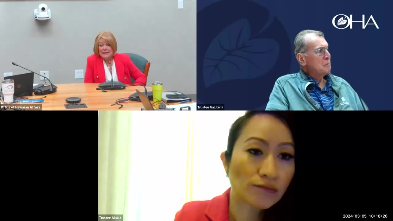 Trustee fights for OHA rights against ethics commission overreach