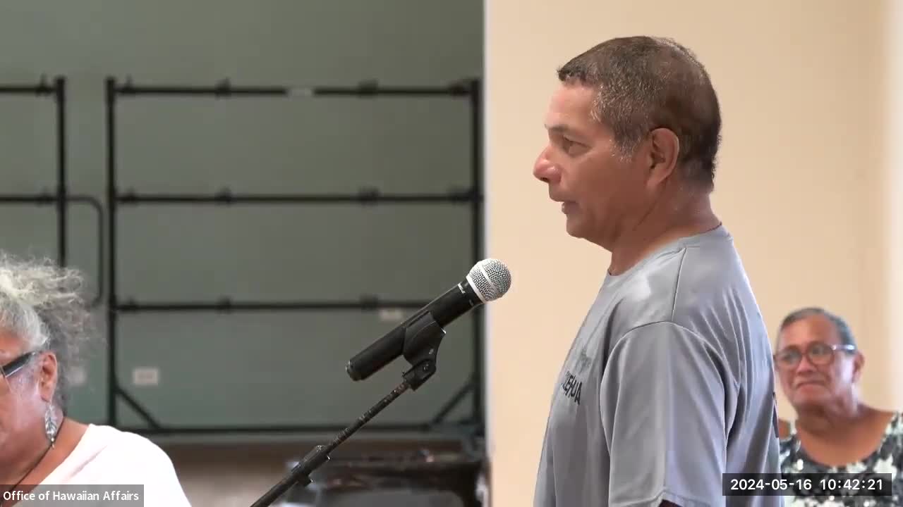 Community demands action for housing and support on Molokai