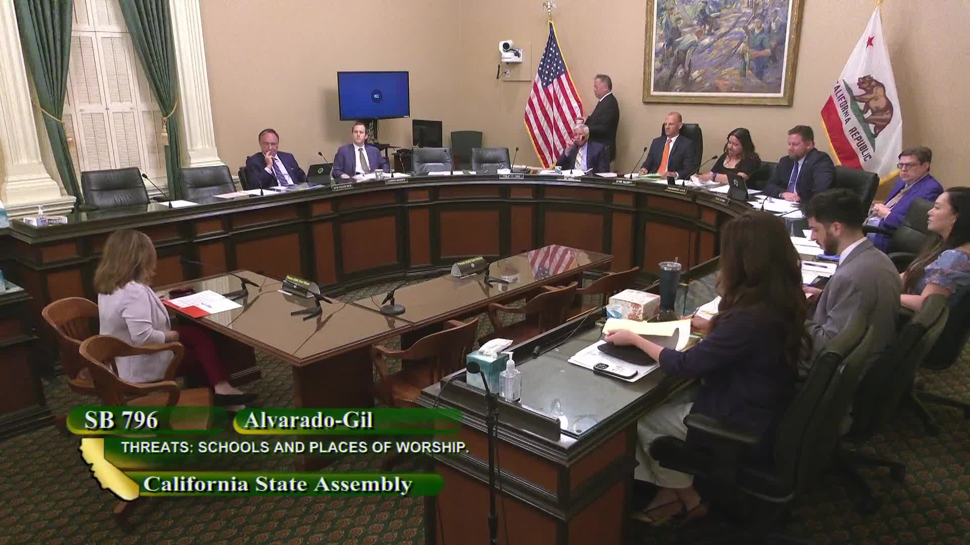 Senate bill targets threats to schools and places of worship