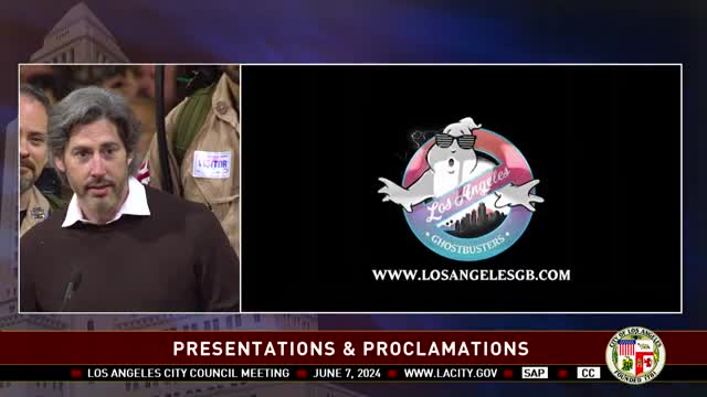 Los Angeles declares Ghostbusters Day in grand celebration