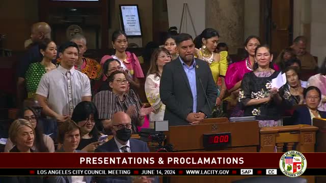 Council honors Filipino American contributions to Los Angeles