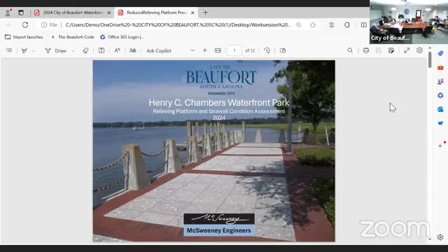 Engineers warn of critical deterioration at waterfront park