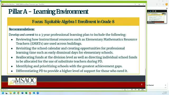 Education Committee Proposes Bold Strategies to Close Achievement Gaps