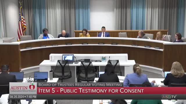 Public testimony highlights urgent need for AISD funding reforms