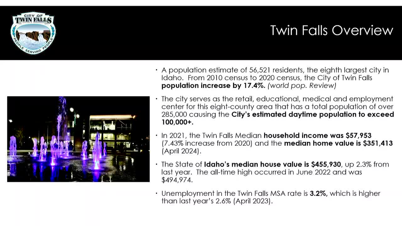 City of Twin Falls plans for explosive growth and budget changes