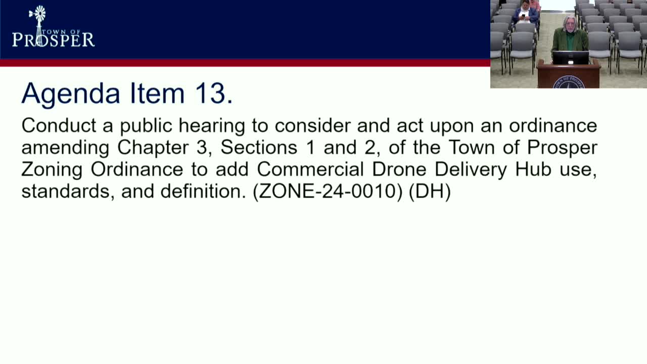 Town moves to regulate drone delivery hubs and air taxis