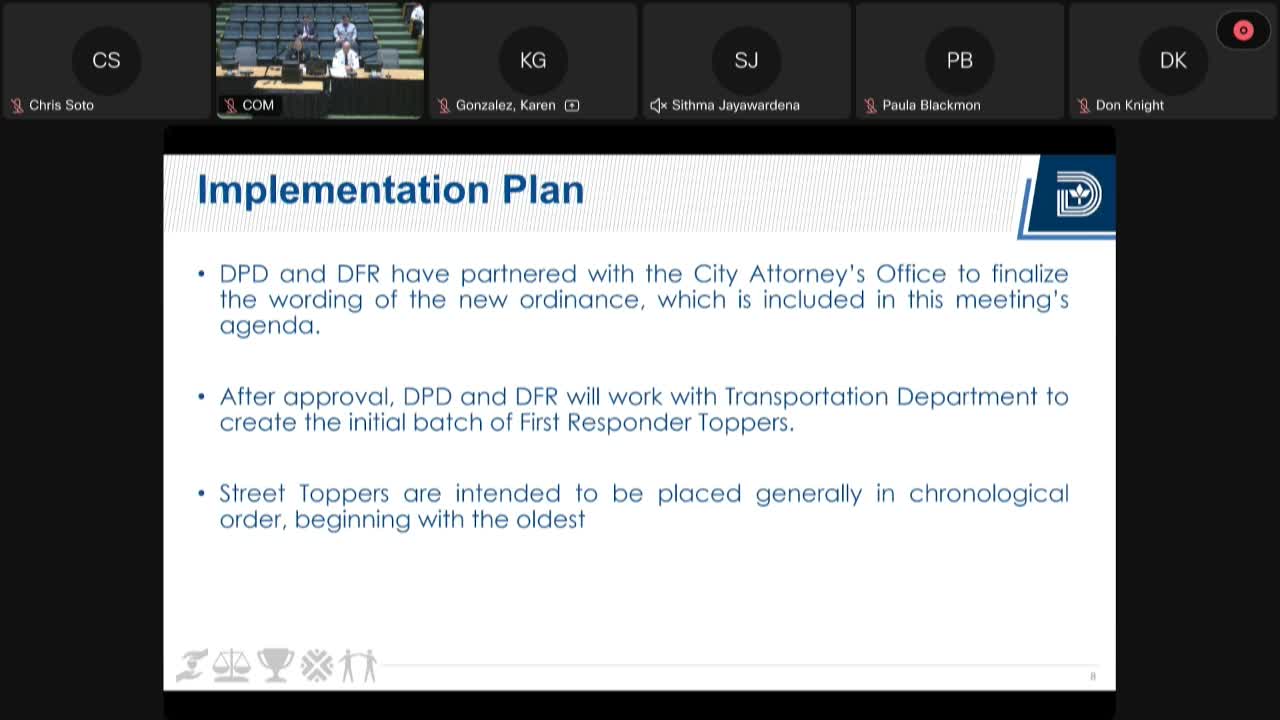 City prepares to honor fallen first responders with new signs