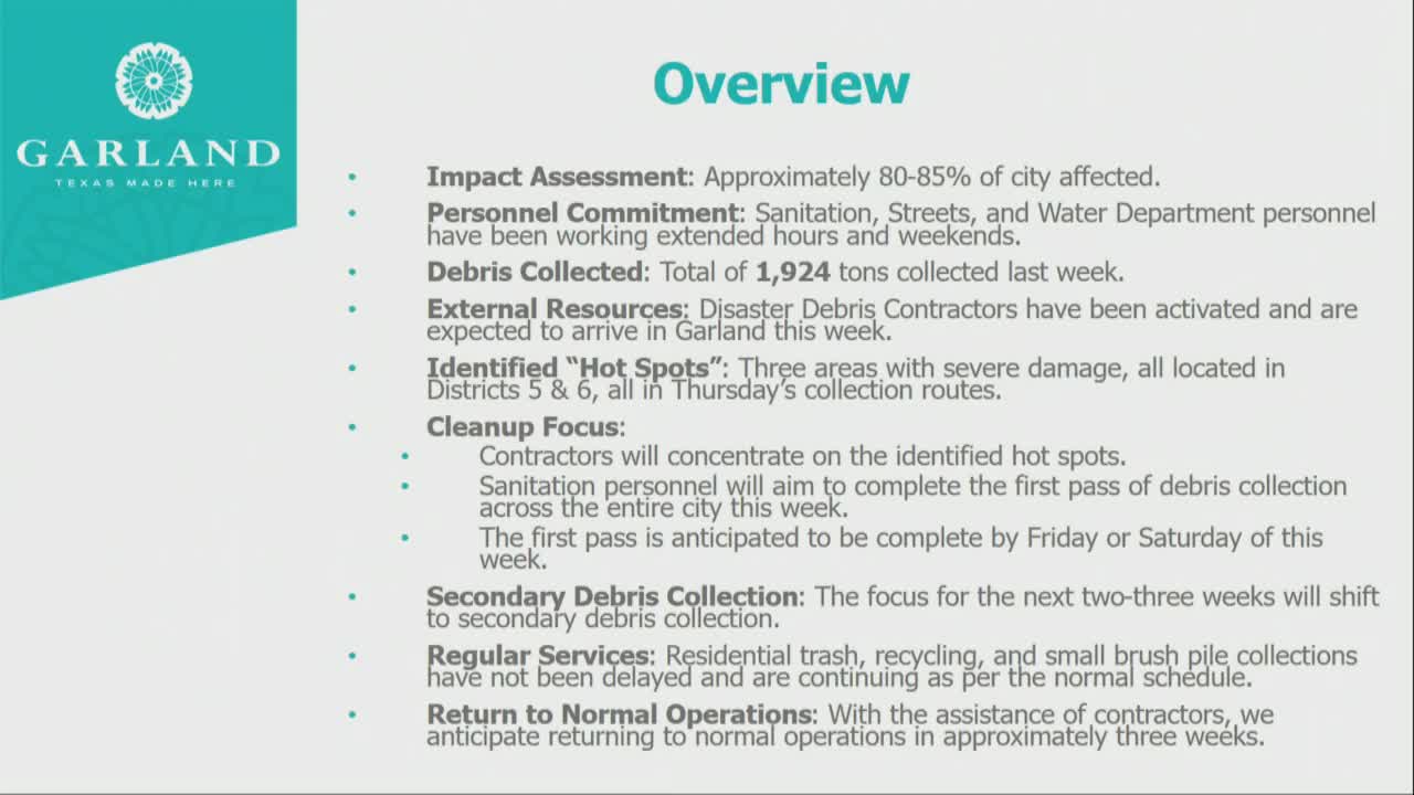 City mobilizes massive cleanup effort after devastating storm