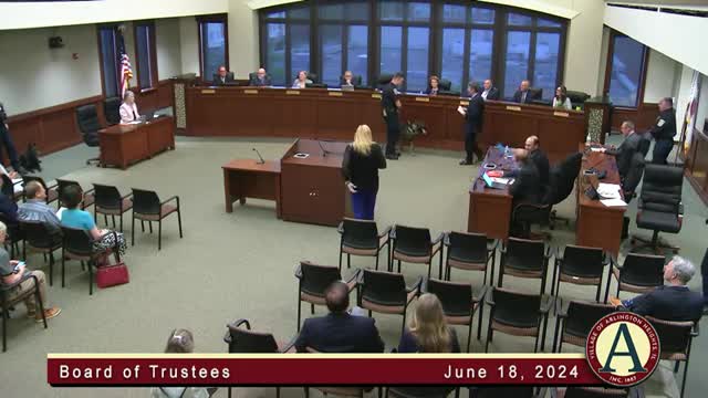 Canine Atlas sworn in as Arlington Heights police officer