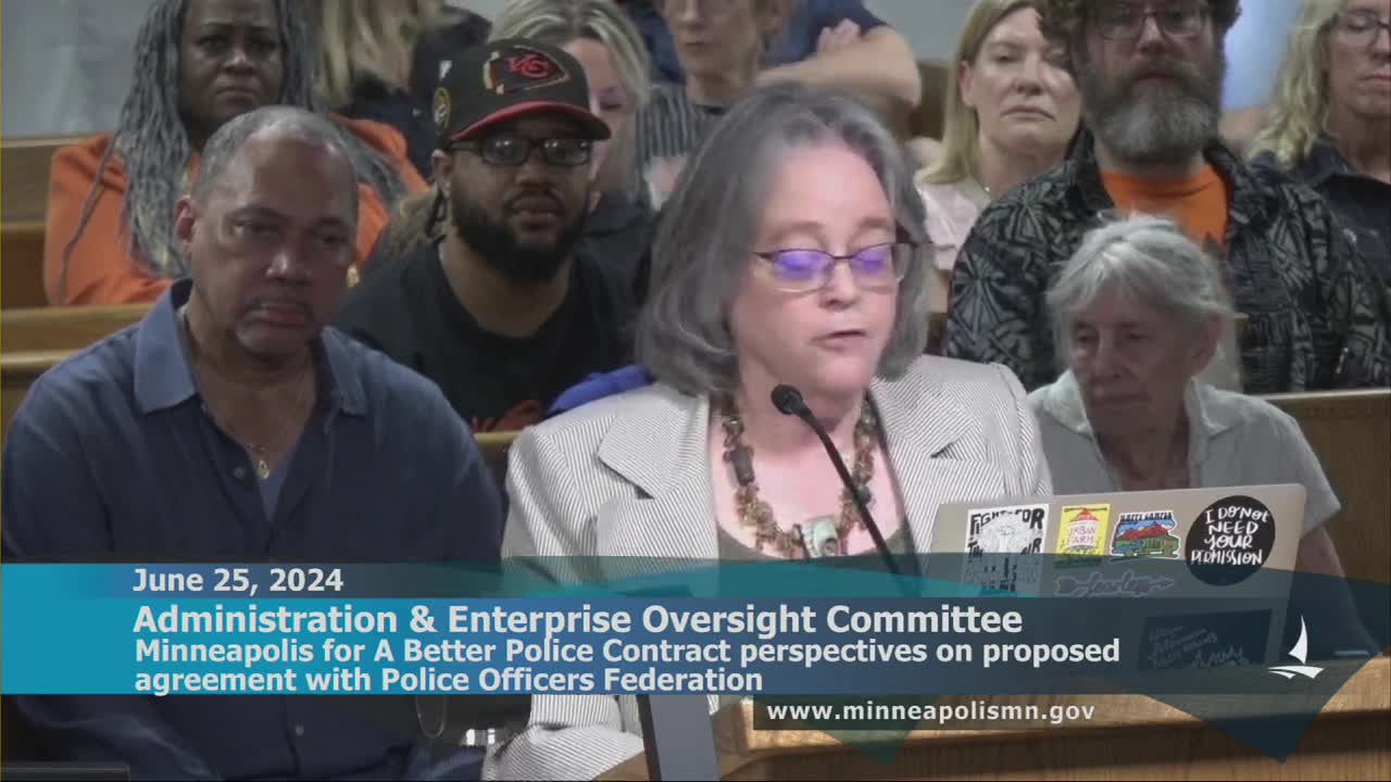 Community demands accountability in Minneapolis police contract debate