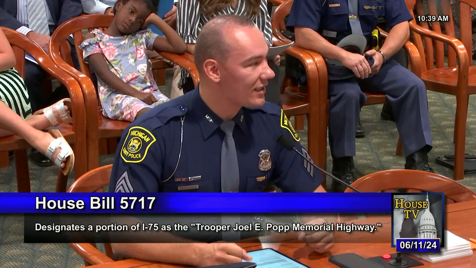 House committee honors fallen trooper with new legislation