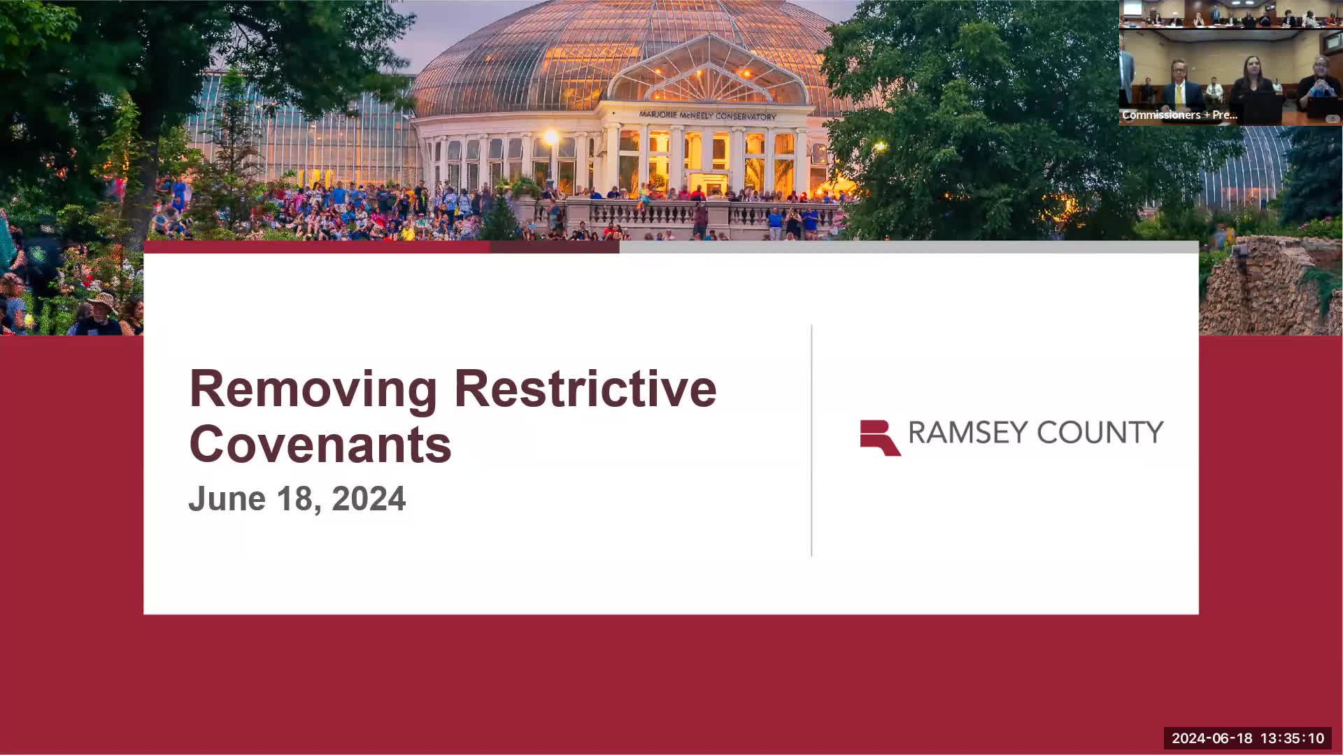 County takes bold steps to eliminate restrictive covenants