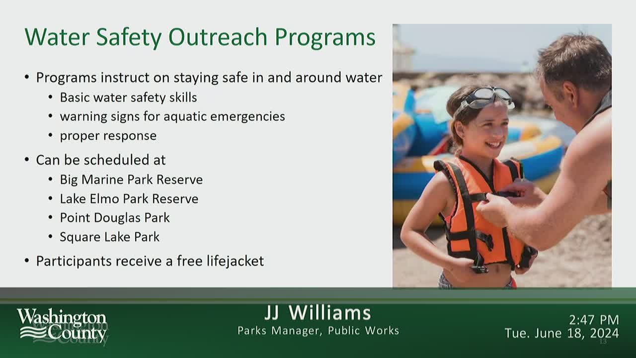 Park staff launch water safety programs to combat drowning crisis