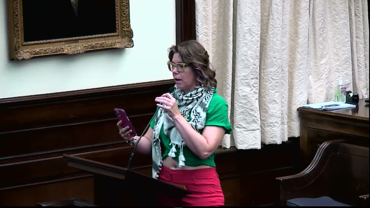 Activist condemns leaders for complicity in genocide