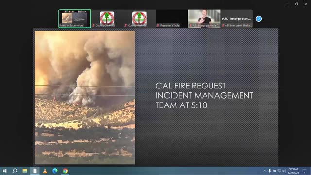 Emergency declared as thousands evacuated amid wildfire threat