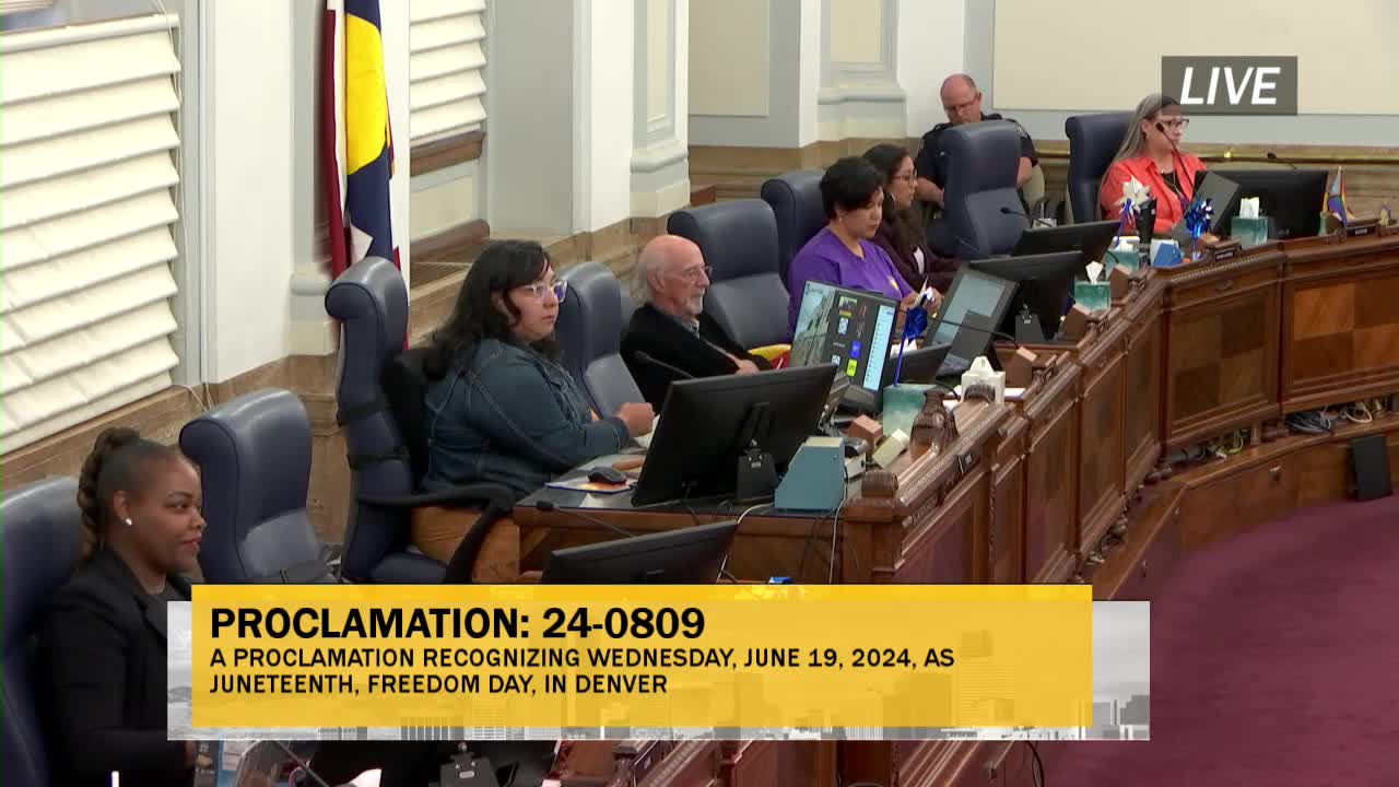 Denver officially recognizes Juneteenth as Freedom Day