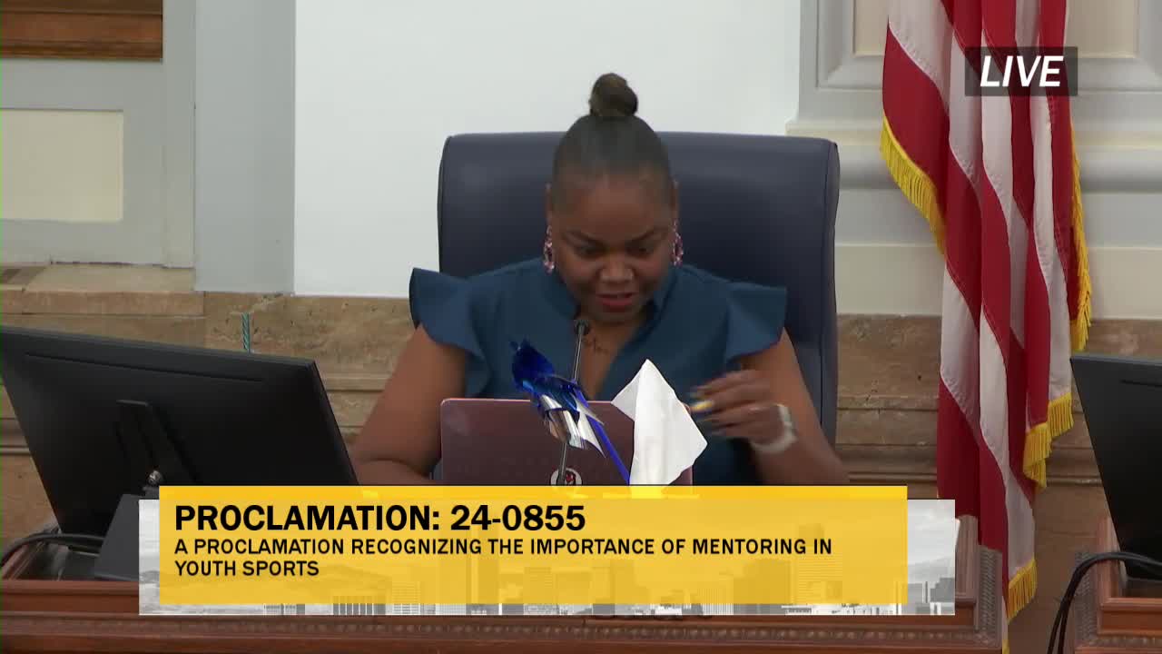 Council honors coach for inspiring youth through sports