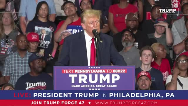 Trump vows to restore America and secure the vote