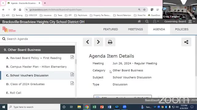 School Board Faces Crucial Decision on Voucher Lawsuit