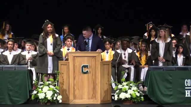 Valedictorian inspires graduates to discover their true selves