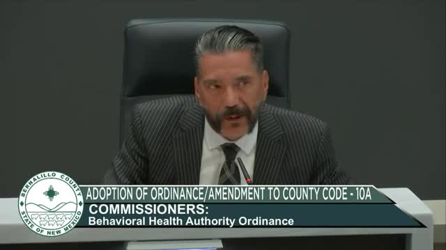 Commissioners clash over controversial behavioral health ordinance