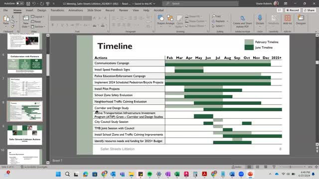 City launches ambitious plan for safer streets and schools