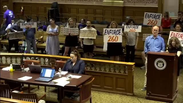 Residents demand action against landlord's neglect and rent hikes