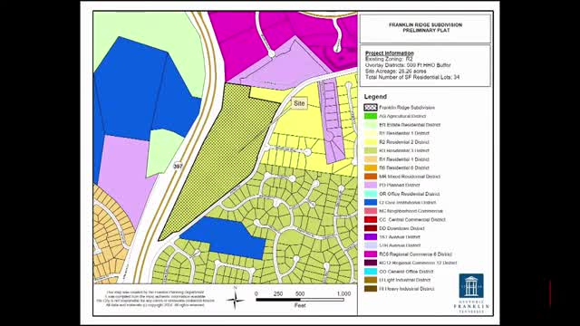 Residents rally for traffic safety in Franklin Ridge development