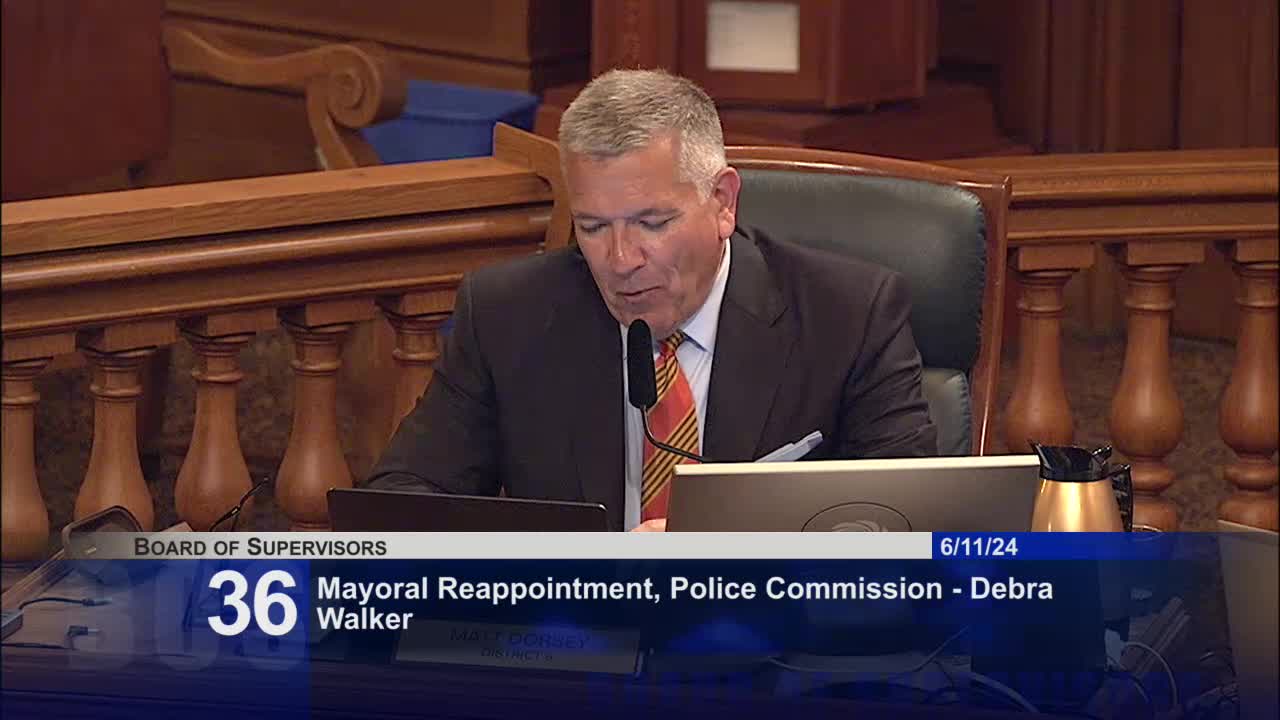 Commissioner Walker faces scrutiny in contentious reappointment debate