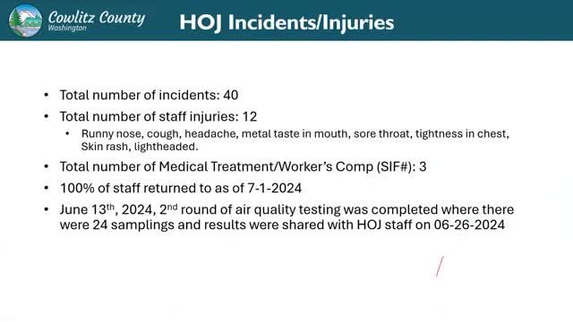 Hall of Justice faces air quality crisis and staff injuries