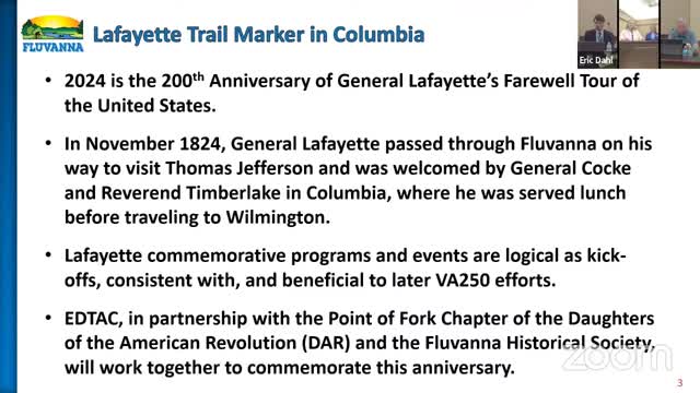 Community rallies for Lafayette Trail marker installation