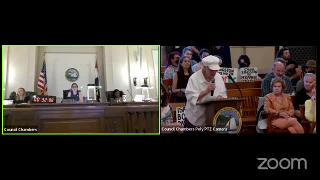 City of Kingston calls for end to military funding