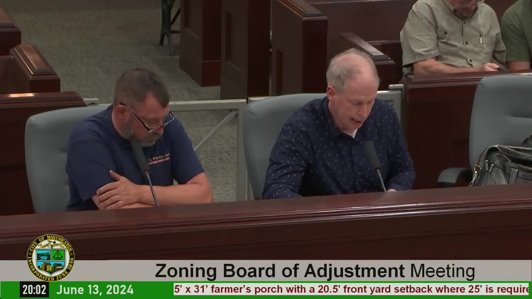 City Board Debates Controversial RV Parking Variance