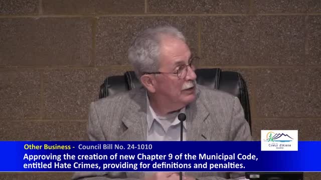 Council passes landmark hate crimes ordinance to protect community