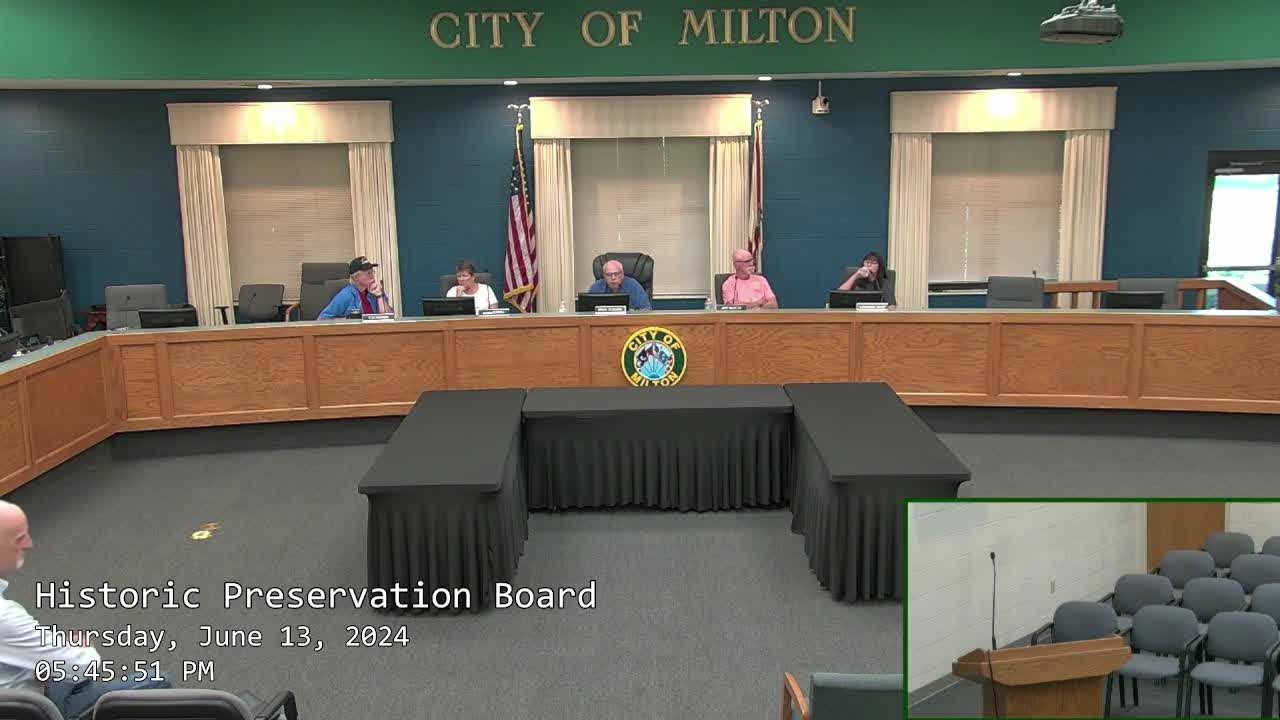 Plans unveiled to revive Milton's historic downtown charm