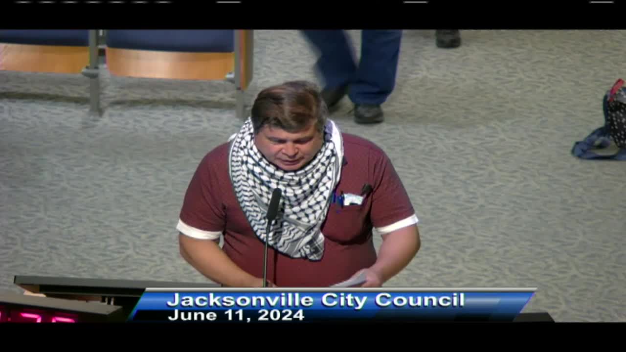 Ceasefire now demands echo in Jacksonville council meeting