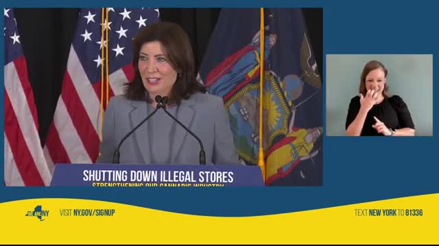 New York launches crackdown on illegal cannabis shops