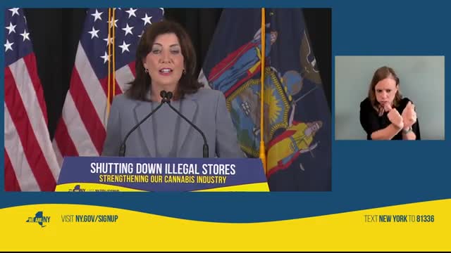 New York cracks down on illegal cannabis shops