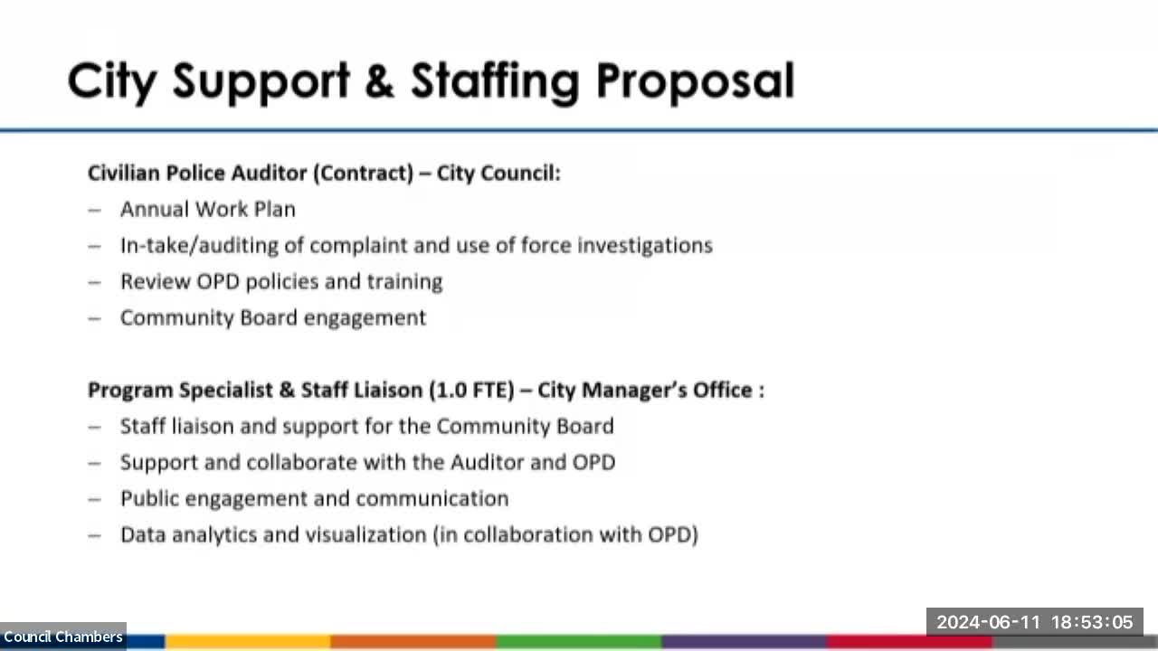 City Council Proposes Major Reforms for Public Safety