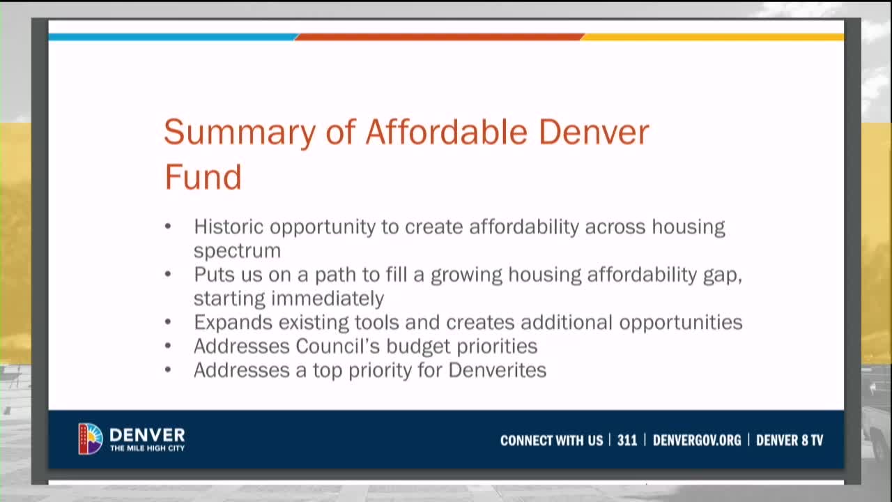 Denver council tackles urgent affordable housing crisis