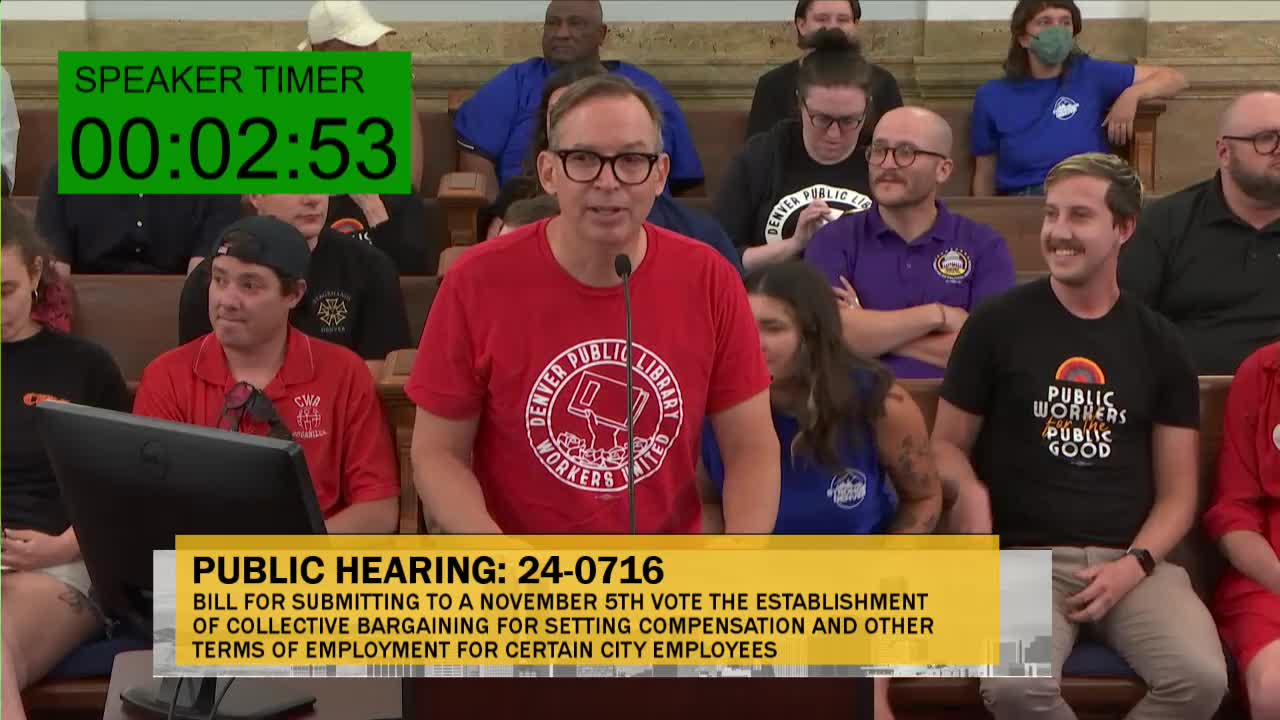 Denver workers demand collective bargaining rights for fair wages
