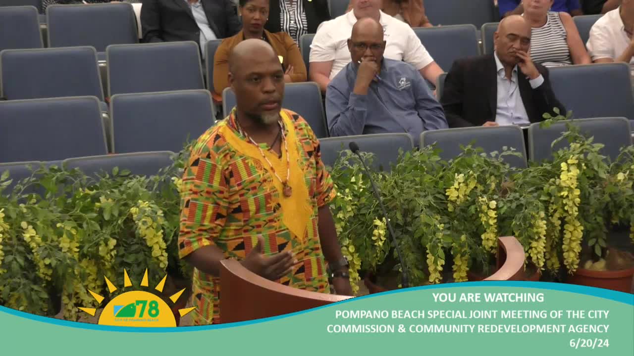 Community leaders demand equity in Pompano Beach development