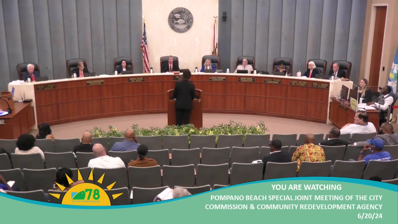 Community demands equity and support in Pompano development