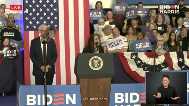 Biden rallies Wisconsin supporters for 2024 campaign