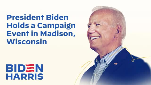 Biden and Evers rally Wisconsin for crucial November election